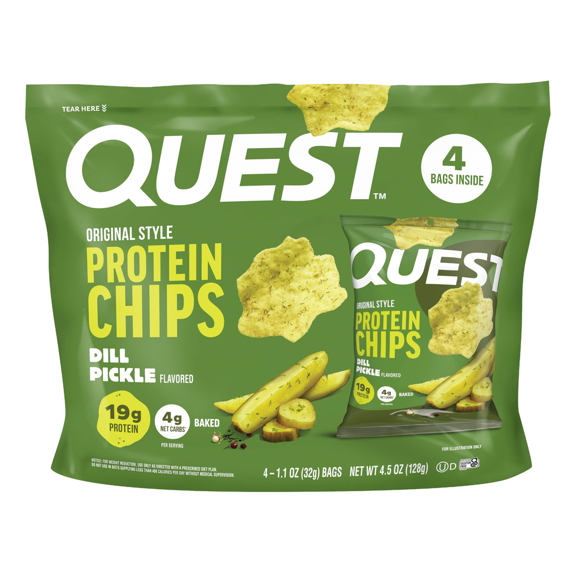 Quest Nutrition Protein Chips Variety Pack, BBQ, Cheddar & Sour Cream, Sour Cream & Onion, High Protein, Low Carb, 1.1 oz (Pack of 12)