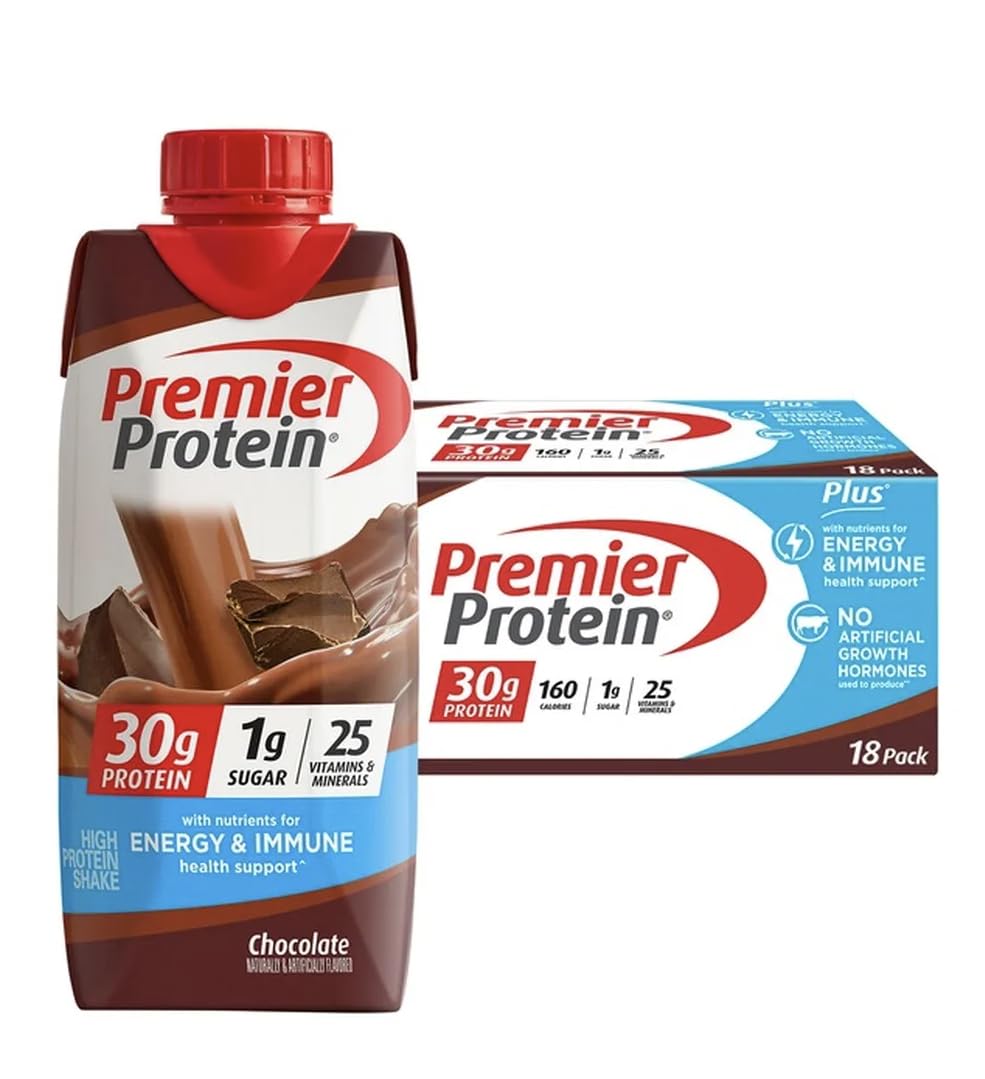 Premier Protein 30g High Protein Shake, Bananas & Cream, 12 Pack