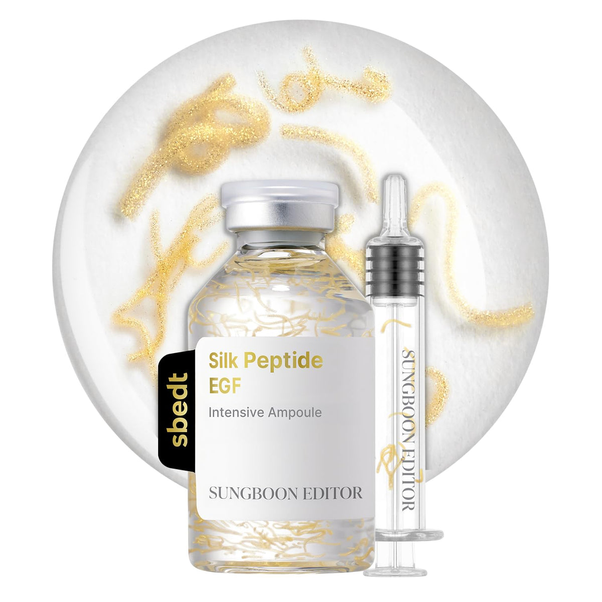 SUNGBOON EDITOR Glow Intensive PDRN Ampoule, Copper Peptides & Vitamin B12 Serum for Face with Collagen & Multi Peptides & 10 Hyaluronic Acids | Korean Skincare Serum, 1.35 fl oz