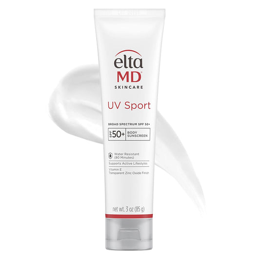 EltaMD UV Sport Sunscreen, Water and Sweat Resistant 80 Min, SPF 50
