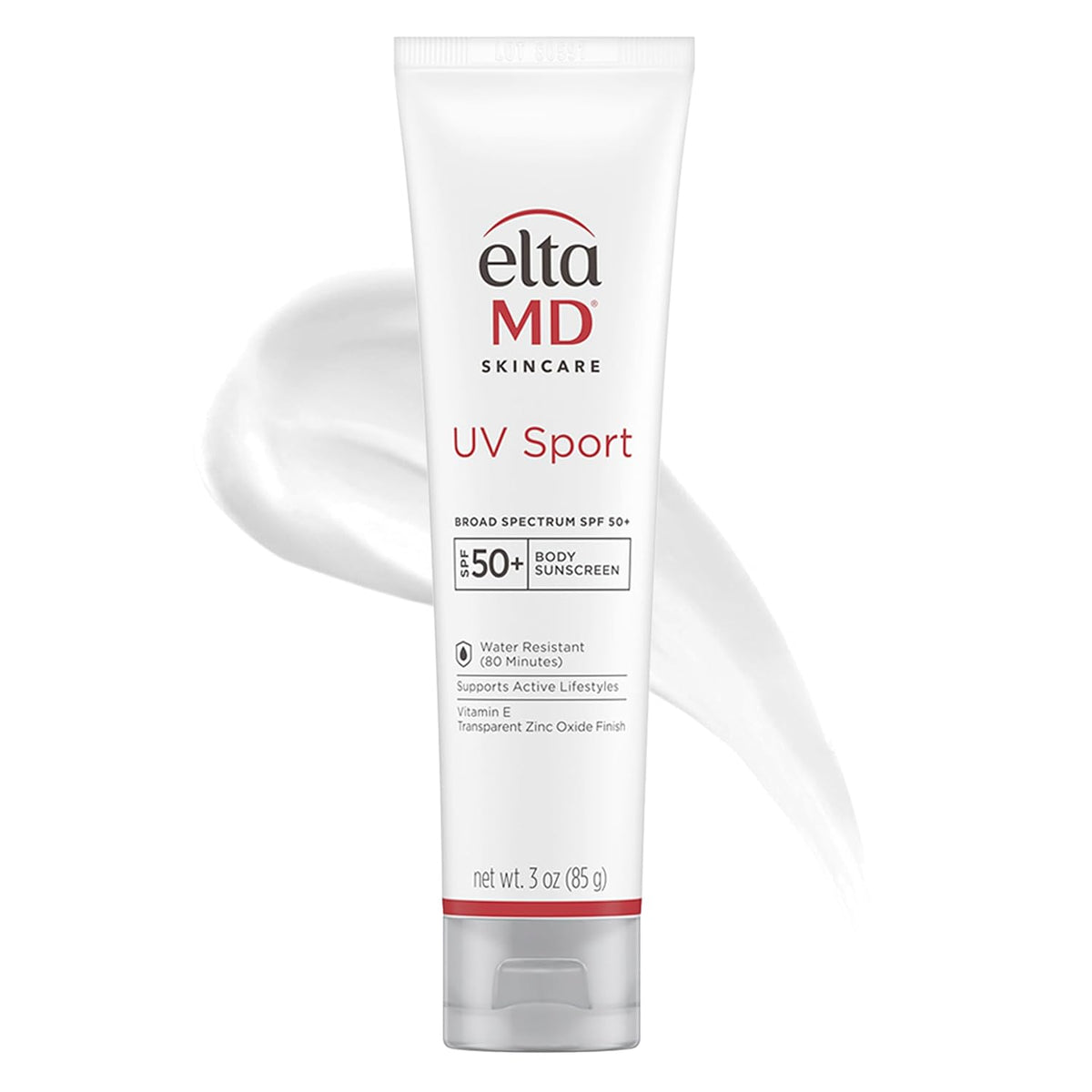 EltaMD UV Sport Sunscreen, Water and Sweat Resistant 80 Min, SPF 50