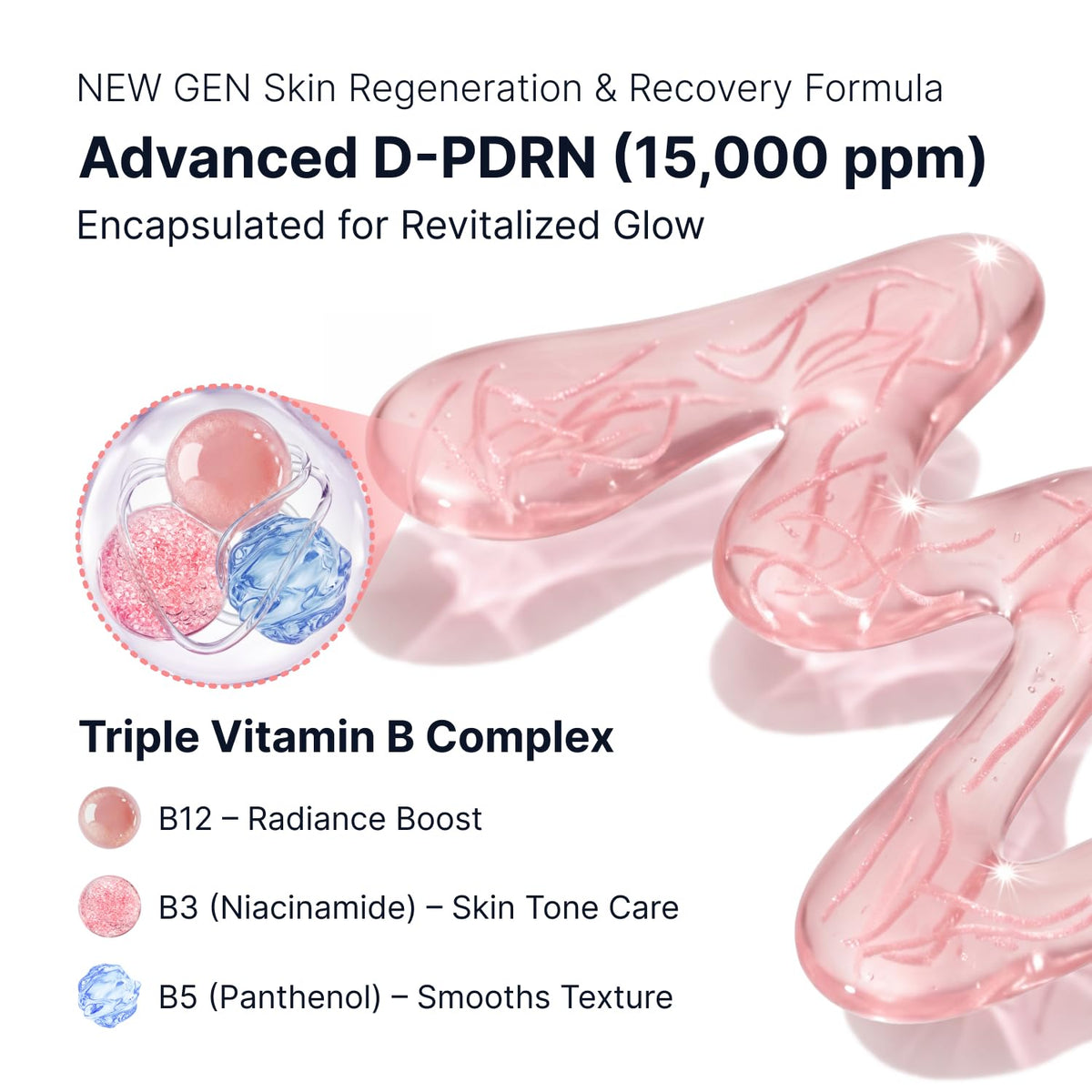 SUNGBOON EDITOR Glow Intensive PDRN Ampoule, Copper Peptides & Vitamin B12 Serum for Face with Collagen & Multi Peptides & 10 Hyaluronic Acids | Korean Skincare Serum, 1.35 fl oz