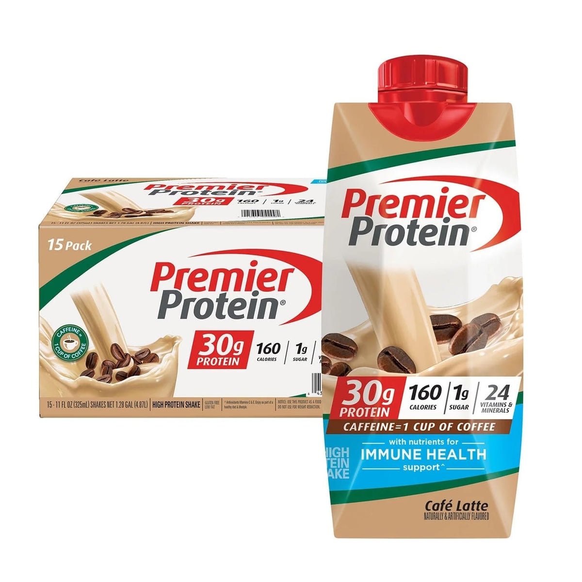 Premier Protein 30g High Protein Shake, Bananas & Cream, 12 Pack