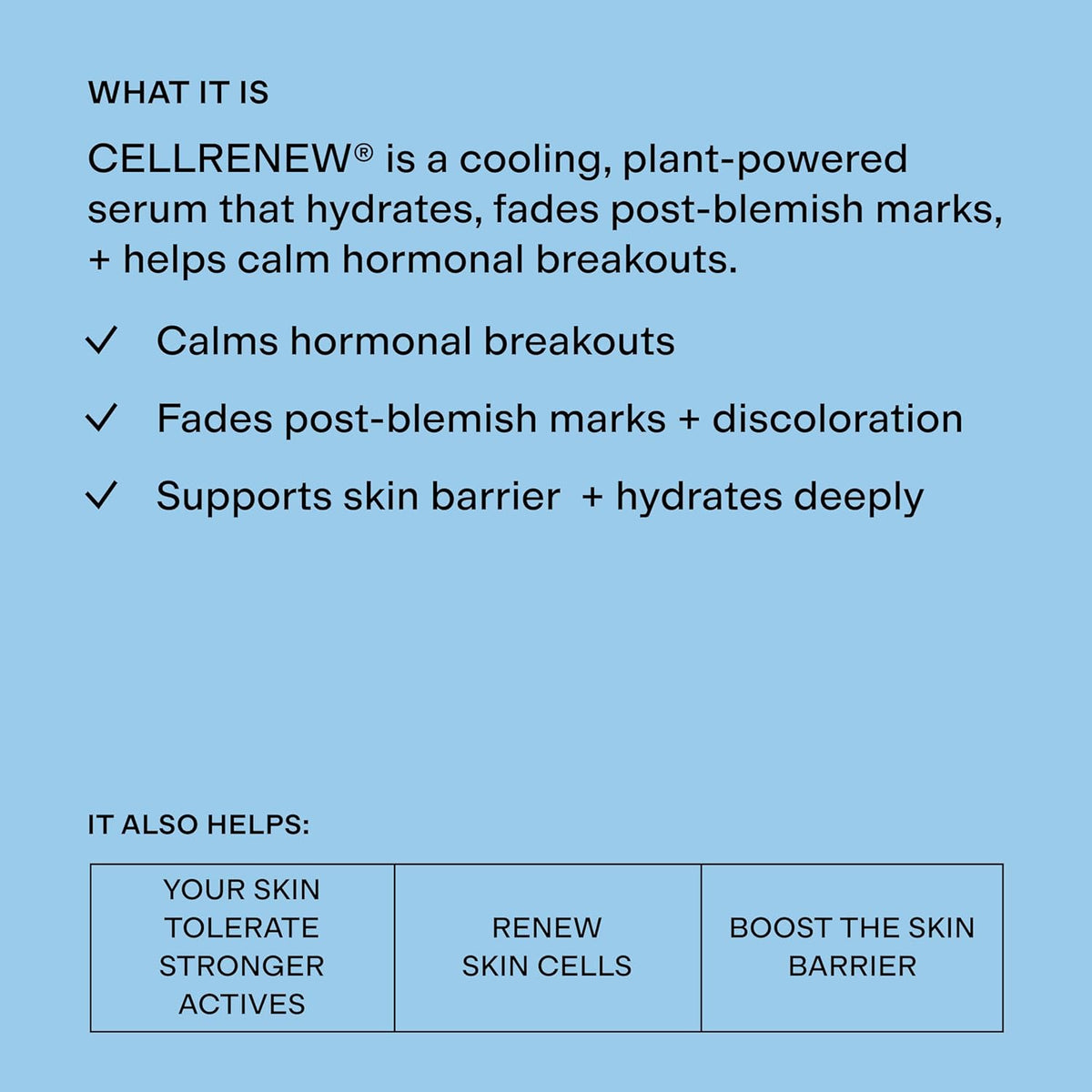 CLEARSTEM - CELLRENEW - Collagen Stem Cell Serum - Acne + Youthful Skin Face Serum - Hyaluronic Acid, Reishi, Aloe Vera - Facial Skin Care Products - Gluten Free, Cruelty Free - 1.35 Fl Oz / 40 mL