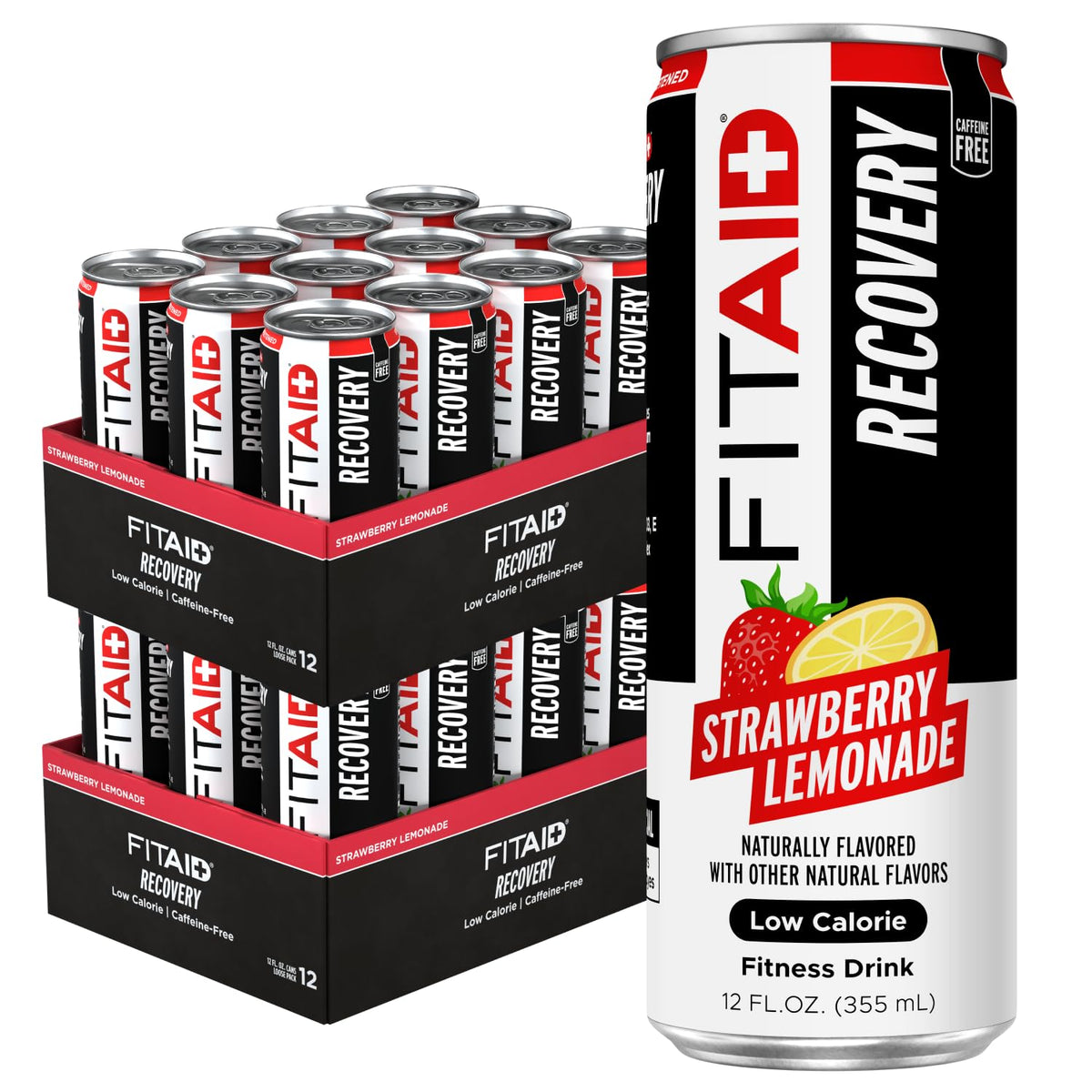 FITAID Post Workout Recovery Drink, Citrus Medley, 12 fl oz (24-Pack)