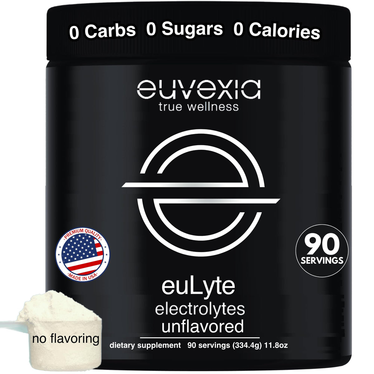 Sugar Free Electrolytes Powder Instant Hydration Drink Mix Lemon Lime