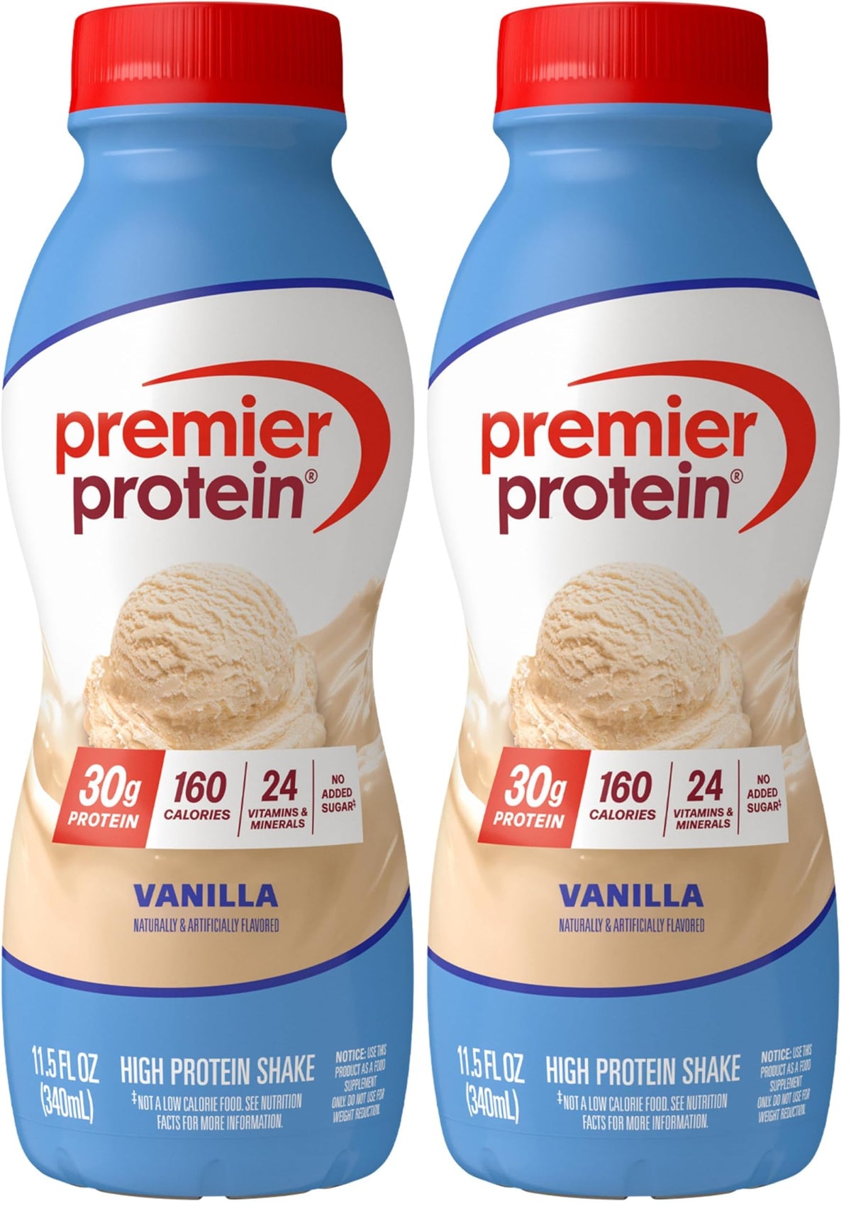 Premier Protein 30g High Protein Shake, Bananas & Cream, 12 Pack