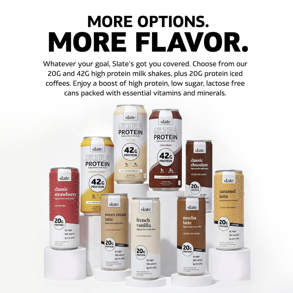 Slate Milk Chocolate Ultra 42g High Protein Milk Shake (12 Cans)